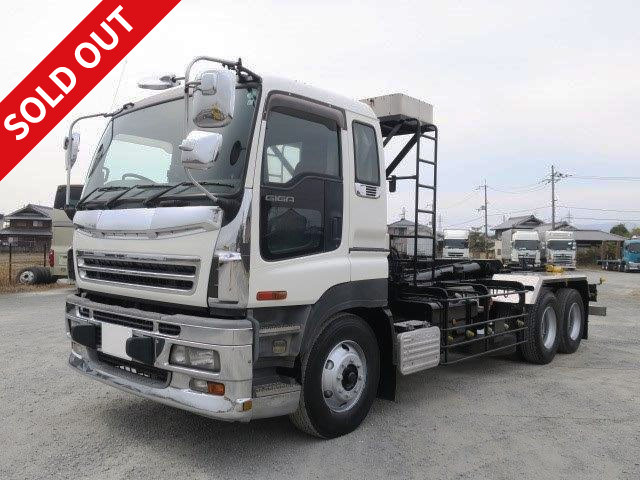 2006 Isuzu Giga Large Arm Roll 22t Vehicle Kyokuto Kaihatsu Kogyo Twin Hoist 2 Differentials 11t Load Capacity Electromagnetic Retarder Remote Control PTO *Approximately 461,000km on meter / Vehicle inspection valid until June 2022 *