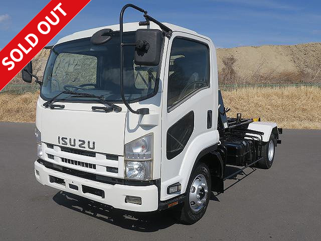 2010 Isuzu Forward Medium-sized arm roll Shinmaywa Twin hoist Load capacity 3.9t Remote control ★Actual mileage on meter: approx. 198,000km★