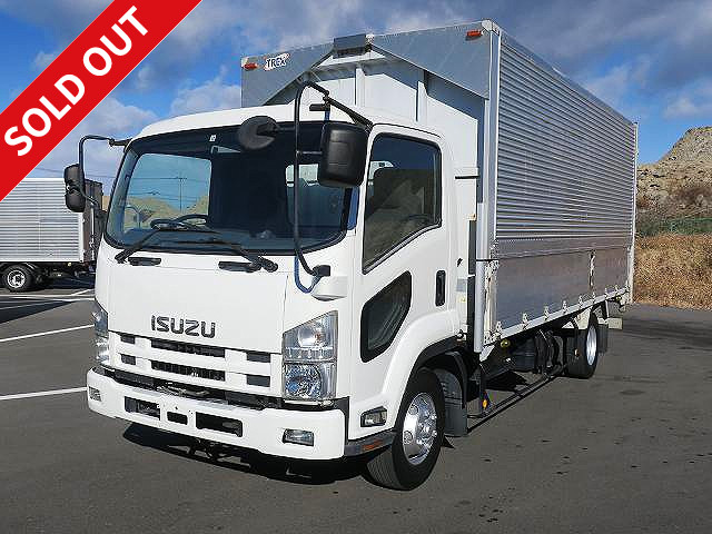 2008 Isuzu Forward, medium-sized aluminum wing, semi-wide, inner width 220cm ★ Actual mileage on the meter: approx. 278,000km! ★