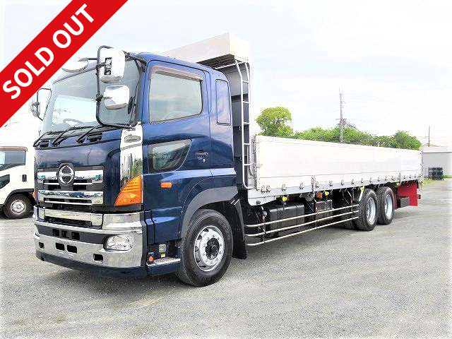 2012 Hino Profia Large flatbed aluminum block 3-way opening High floor 3-axle Retarder Rear air suspension ★Actual mileage on the meter: approx. 638,000 km! ★