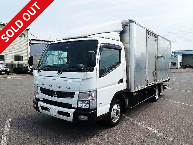 2013 Mitsubishi Fuso Canter 2t Aluminum Van Wide Long with Storage PG, Fully Low Floor, 3 Rear Doors, Left Side Door, Back Eye Camera Included [Semi-Medium License Compatible *Excluding 5t Limited]