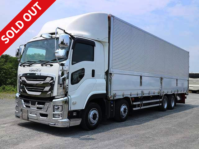 2018 Isuzu Giga Large aluminum wing 4-axle low floor Rear air suspension *Approximately 400,000km on the meter! *