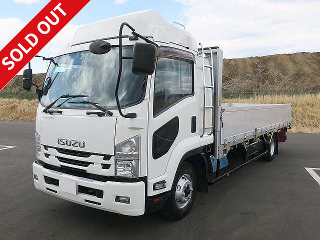 2016 Isuzu Forward Medium-sized flat body aluminum block 3-way opening 6200 standard Rear air suspension Bed *MOT valid until October 2022*