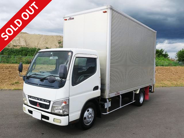 2006 Mitsubishi Fuso Canter 2t Aluminum Van Standard Long Interior Height 244cm Vertical PG 3 Rear Doors Fully Low Floor ★Made in Japan until March 2013★ [Semi-medium license compatible *Excluding 5t limited]