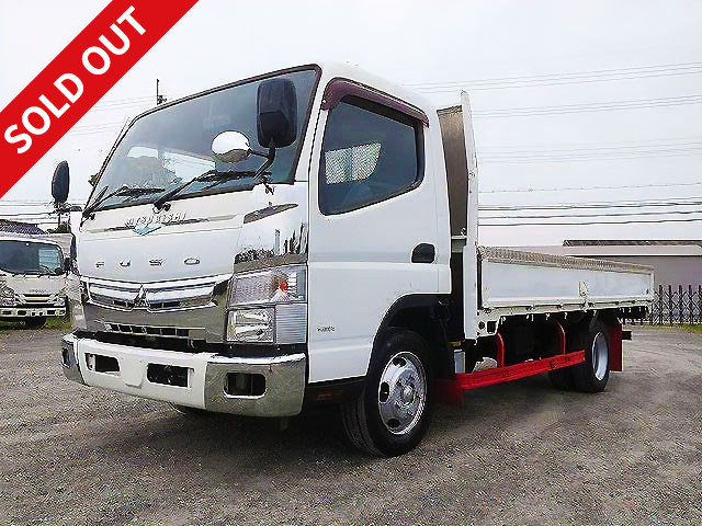 2013 Mitsubishi Fuso Canter 3t flatbed, 3-way opening, wide and long, low floor, 150 horsepower, steel floor [medium-sized vehicle license required *excluding 5t limited] *preliminary inspection included*