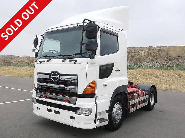 2011 Hino Profia tractor head, 5th wheel load 10.1t, 450 horsepower, rear air suspension *Actual mileage on the meter: approx. 628,000km! *