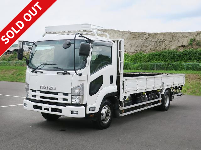 2008 Isuzu Forward, medium-sized flatbed, 3-way opening, standard width, manual, 210 horsepower, internal hook *Approximately 400,000 km on the odometer! *