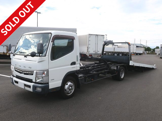 2013 Mitsubishi Fuso Canter Compact Vehicle Loading 3.05t Unic Neo5 Winch Rear Hydraulic Gate Radio Control 175HP 2 Pedals *Made in Japan until July 2013* [Semi-medium license compatible *Excluding 5t limit]