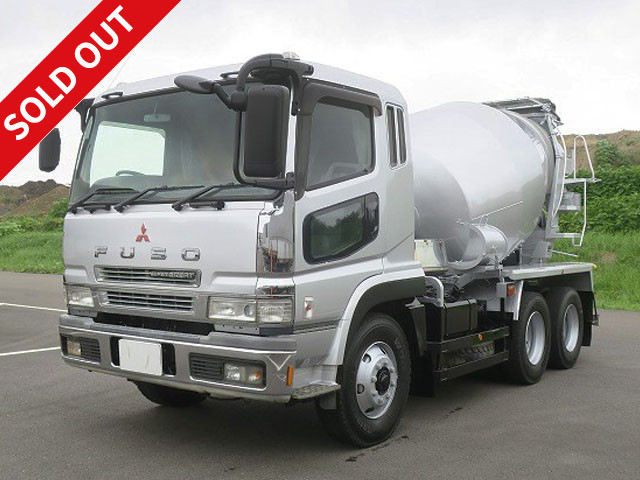 2006 Mitsubishi Fuso Super Great Large Concrete Mixer Truck 2 Differentials Far East Made Drum Capacity 8.7m3 Hopper Cover *Approximately 310,000km on meter / Vehicle inspection valid until December 2022*