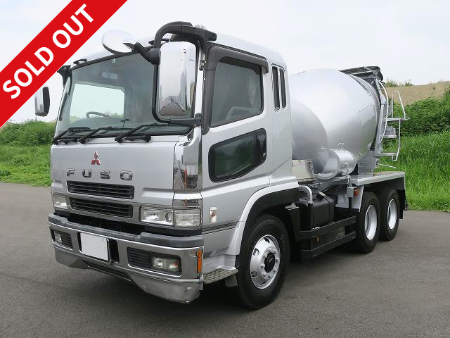 2007 Mitsubishi Fuso Super Great Large Concrete Mixer Truck 2 Differentials Far East Made Drum Capacity 8.7m3 Manual Hopper Cover *Approximately 290,000km on the meter! / Vehicle inspection valid until September 2023*