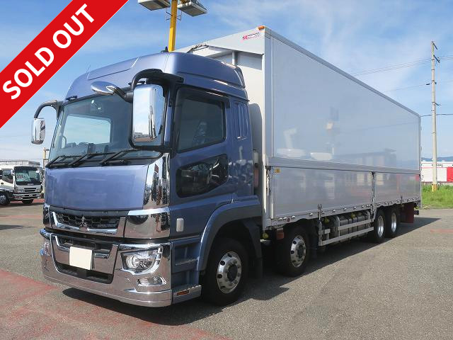 [Premium Executive] Reiwa 1 model Mitsubishi Fuso Super Great Large aluminum wing 4-axle low floor high roof 394 horsepower Aluminum wheels ETC2.0★Dealer inspection record book/Actual mileage on meter: approx. 330,000 km/Vehicle inspection valid until December 2022★