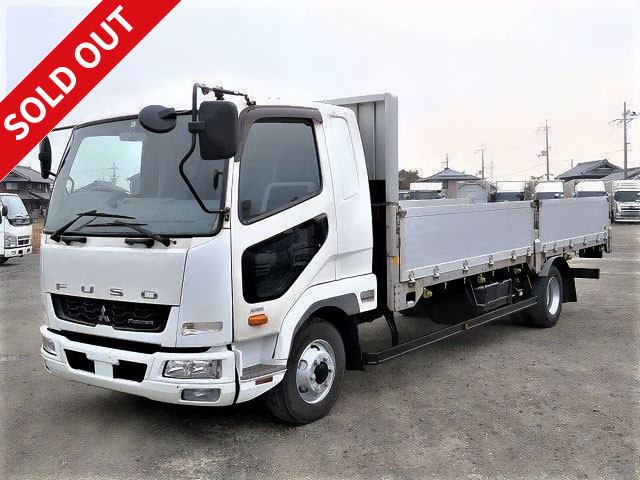 2016 Mitsubishi Fuso Fighter, medium-sized flatbed aluminum block, 5-way opening, 6200 standard, ETC2.0, bed, 455,000km actual mileage, vehicle inspection valid until June 2013