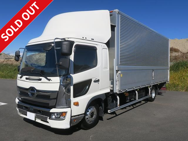 Reiwa 1 model Hino Ranger Medium-sized aluminum wing 6200 wide Rear air suspension 240 horsepower Aluminum wheels *MOT valid until August 2023/Actual mileage on meter: approx. 320,000 km*