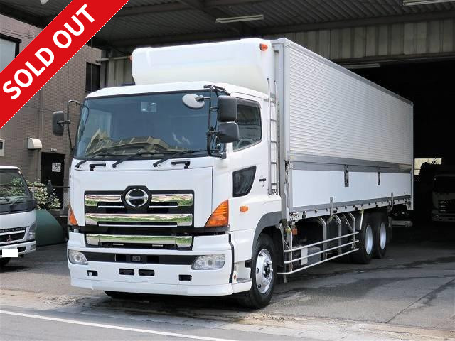 2010 Hino Profia, refrigerated wing, with storage PG, high floor, 2 rear axles, Thermo King, -29 degree setting, standby function, sub-engine type