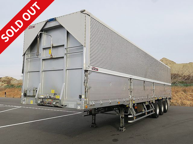 2013 model Nippon Fruehauf 3-axle wing trailer, maximum load 26.4t 