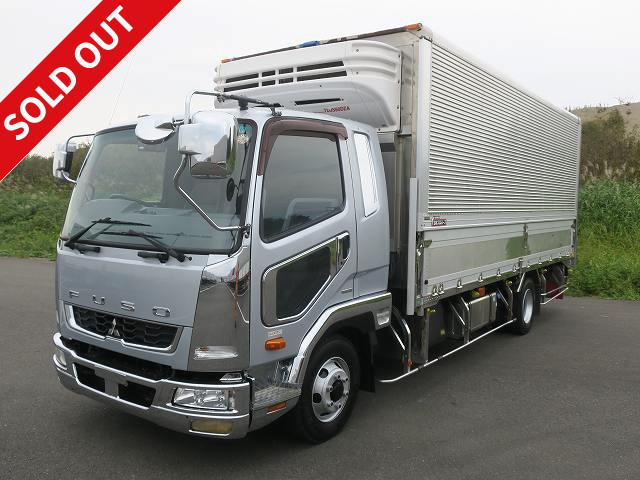 2012 Mitsubishi Fuso Fighter Medium-sized freezer wing, standard width, made by Mitsubishi Heavy Industries, -30 degree setting, custom specification, rear air suspension, standby, Keystone, 240 horsepower, 150,000 km on the meter!