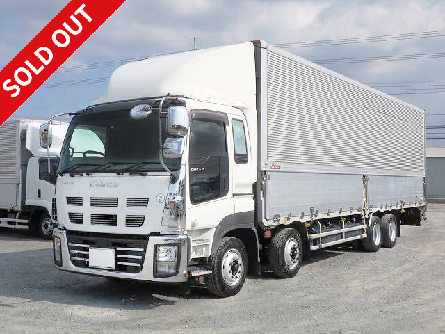 2014 Isuzu Giga Large Aluminum Wing 4-Axle Low Floor Retarder ★MOT valid until August 2013★ [Snow melting agent resistant vehicle]