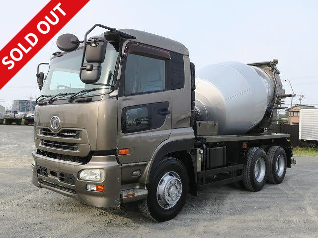 2006 UD Trucks Quon Large concrete mixer truck 2 differentials Shinmaywa made Drum capacity 8.7m3 Electric hopper cover * Actual mileage approx. 260,000km / Vehicle inspection valid until June 2013 *