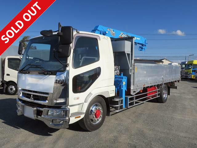 2008 Mitsubishi Fuso Fighter with heavy-duty crane, aluminum block 3-way opening, standard width, 4.1t load capacity, Tadano 4-stage boom, 270 horsepower, aluminum wheels *Approximately 380,000km on meter/vehicle inspection valid until April 2013*