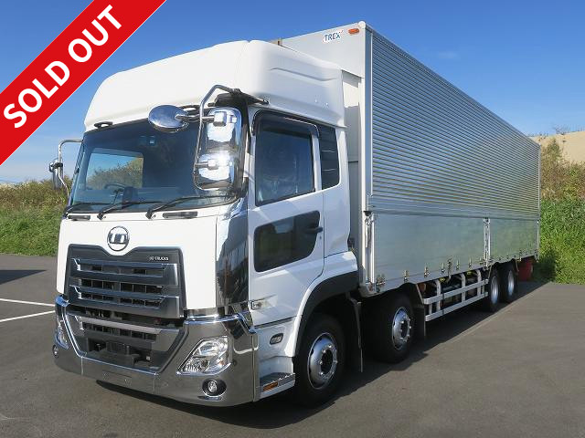 Reiwa 1 model UD Trucks Quon Large aluminum wing 4-axle low floor high roof 390 horsepower * Actual mileage on the meter: Approximately 360,000 km! *