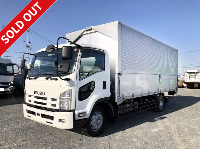 2008 Isuzu Forward, heavy-duty aluminum wing, 6200 wide, 7.4t load capacity, rear air suspension, 240 horsepower 