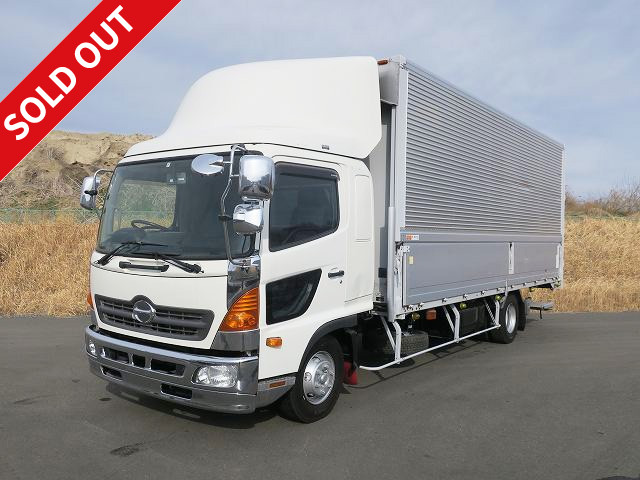 2013 Hino Ranger, medium-sized aluminum wing, 6200 wide, retractable PG, rear air suspension ★ Actual mileage on the meter: approx. 500,000 km! ★