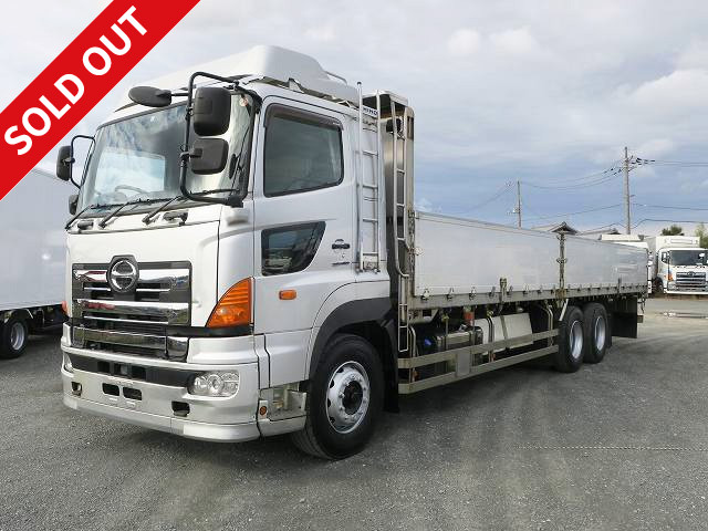 2011 Hino Profia Large flatbed aluminum block 5-way opening High floor 3-axle All-wheel air suspension * Actual mileage on meter: approx. 550,000 km! *