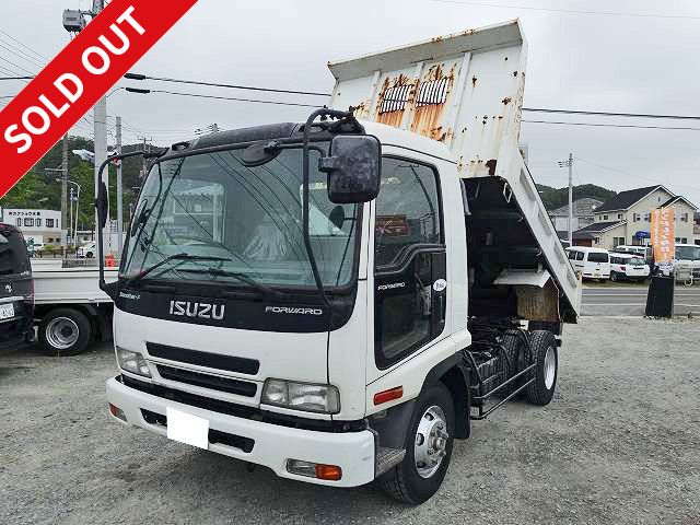 Now available for rental! 2005 Isuzu Forward medium-sized dump truck with manual cobo lane and ETC. Rental is also available!