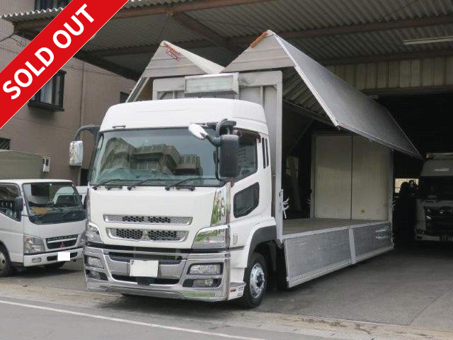 2012 Mitsubishi Fuso Super Great, large aluminum wing, 4-axle low floor, high roof, rear air suspension