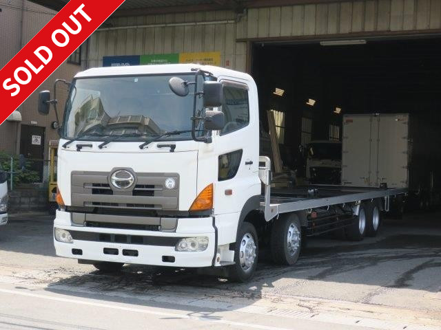 2008 model Hino Profia, large, low-floor, dedicated container vehicle, 31FT, can carry two JR containers, actual mileage approx. 388,000 km