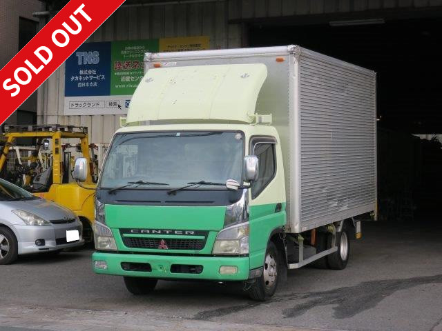 2004 Mitsubishi Fuso Canter 2t Aluminum Van Wide Long with Combination Gate Actual mileage approx. 510,000km 3-stage lashing rail