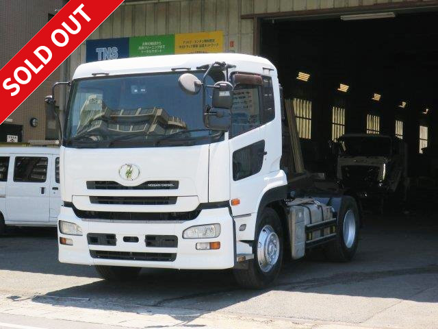 2006 UD Trucks Quon tractor head, fifth wheel load 9.6t, rear wheel air suspension, 450hp, Escot, approx. 576,000km on the clock!