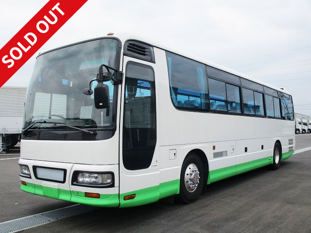 1998 Isuzu Gala high-decker large tourist bus, 57-seater, 4-row seating, moquette seats (reclining type)