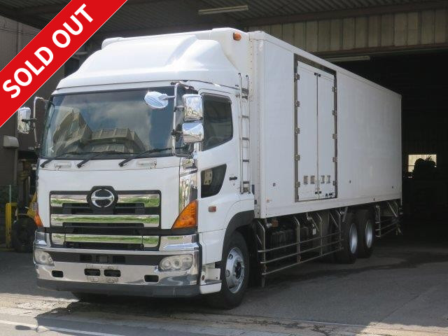 [Price reduced!] 2008 Hino Profia large refrigerated van, high floor, 2 rear axles, rear air suspension, 4-row jolder, Thermo King -29℃ standby, retarder