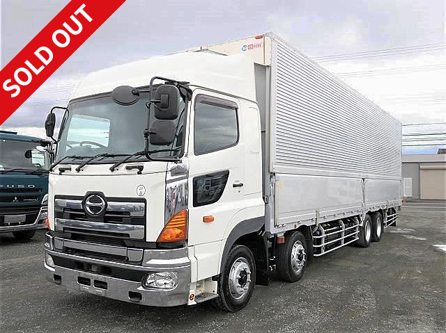 2011 Hino Profia large aluminum wing 4-axle low floor high roof Proshift with approximately 594,000 km on the meter!