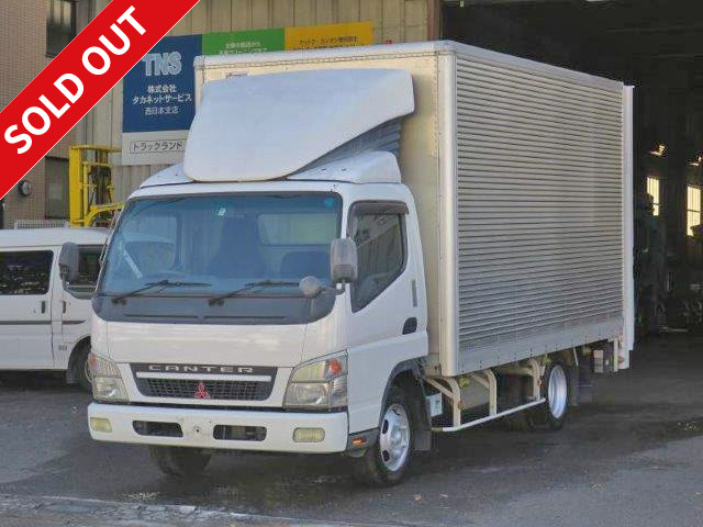 2006 Mitsubishi Fuso Canter 2t Aluminum Van Wide Long Full Low Floor Combination Gate with Rear View Camera