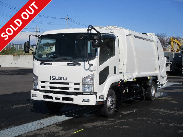 2009 model Isuzu Forward Medium-sized packer (garbage truck) Shinmaywa Press type Capacity 10.2m3