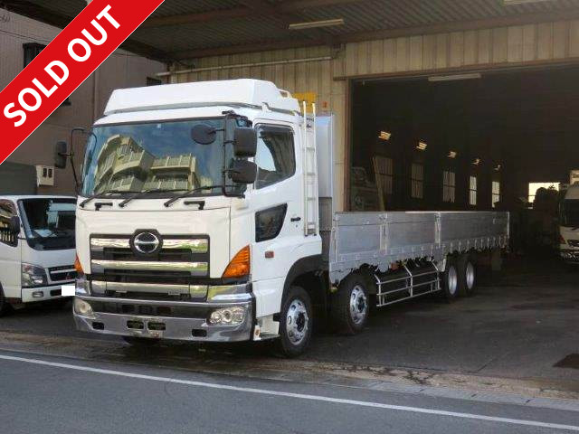 2007 Hino Profia, aluminum block flat body, 7-way opening, 4-axle low floor, rear air suspension 