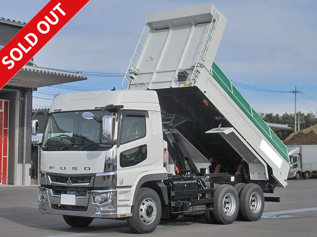 Reiwa 1 model Mitsubishi Fuso Super Great large dump truck, Shinmaywa made, F gate (L gate), 5100 body, high roof, with electric cobo lane