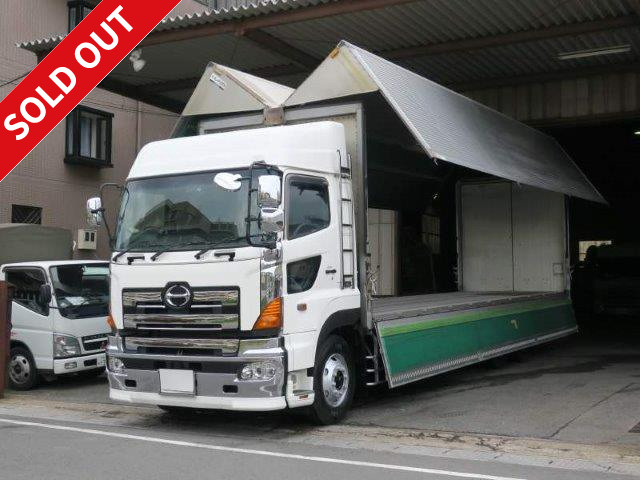 2005 Hino Profia, large aluminum wing, high-floor two rear axles, air jorda, rear air suspension, retarder, high roof, vehicle inspection valid until August 2020★