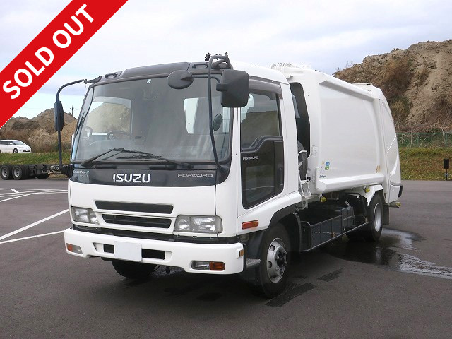 [Price reduced!] Now available for rental! 2007 model Isuzu Forward medium-sized packer (garbage truck) Shinmaywa G-PX press type capacity 8.6m3 meter actual mileage approx. 269,000km! ★Vehicle inspection valid until July 2021★