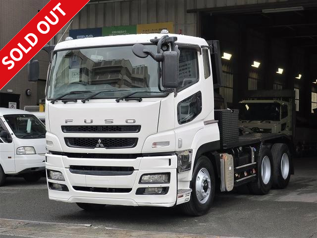 2007 Mitsubishi Fuso Super Great Tractor Head, 5th wheel load 18 tons *Actual mileage approx. 539,000 km* Preliminary inspection included