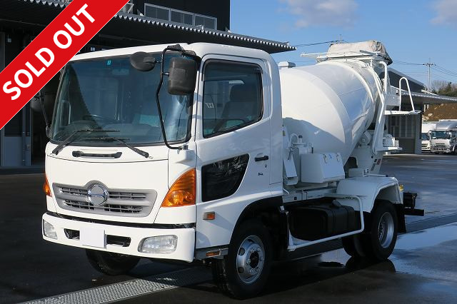 2006 Hino Ranger concrete mixer truck, Kayaba, drum capacity 3.2m3 [rental available]