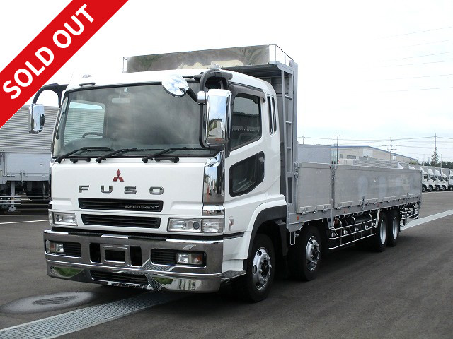 2006 Mitsubishi Fuso Super Great, aluminum block flat body, 5-way opening, 4-axle low floor, rear air suspension 