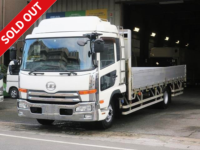 2013 UD Trucks Condor Medium-sized flatbed aluminum block 3-way opening 6200 wide ★Approximately 678,000 km on the meter! ★