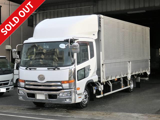 2012 UD Trucks Condor Medium Aluminum Wing 6500 Wide with Retractable PG Rear Air Suspension *Actual mileage on meter: approx. 513,000 km*