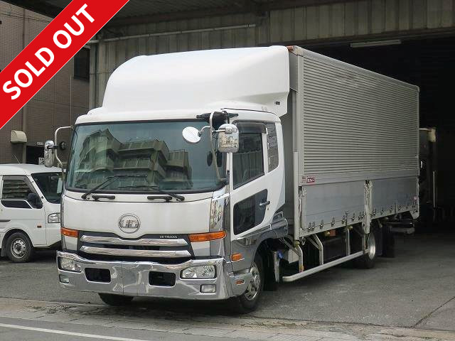 2015 UD Trucks Condor, medium-sized aluminum wing 6500 wide, with retractable PG, rear air suspension, actual mileage approx. 531,000 km!