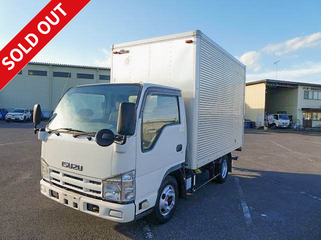 2011 Isuzu Elf Small Aluminum Van Standard Short Fully Low Floor Shift: Smoother [Semi-medium size (5t only) license compatible *Old regular license OK]