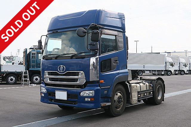 2008 UD Trucks Quon Tractor Head, Sea Container Compensation Eligible, 5th Wheel Load 11.5t, Rear Air Suspension, High Roof *Inspection valid until R2.6 *Approximately 365,000km on actual mileage!