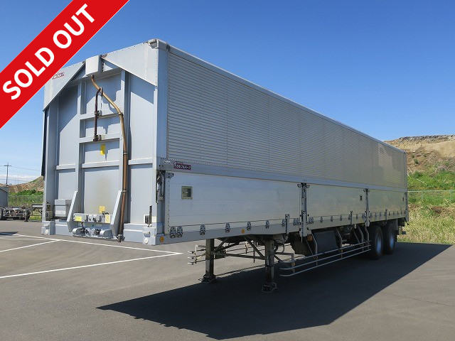 2009 model Nippon Furuhafu 2-axle wing trailer 13m body Maximum load 19.7t Lift axle Air suspension 